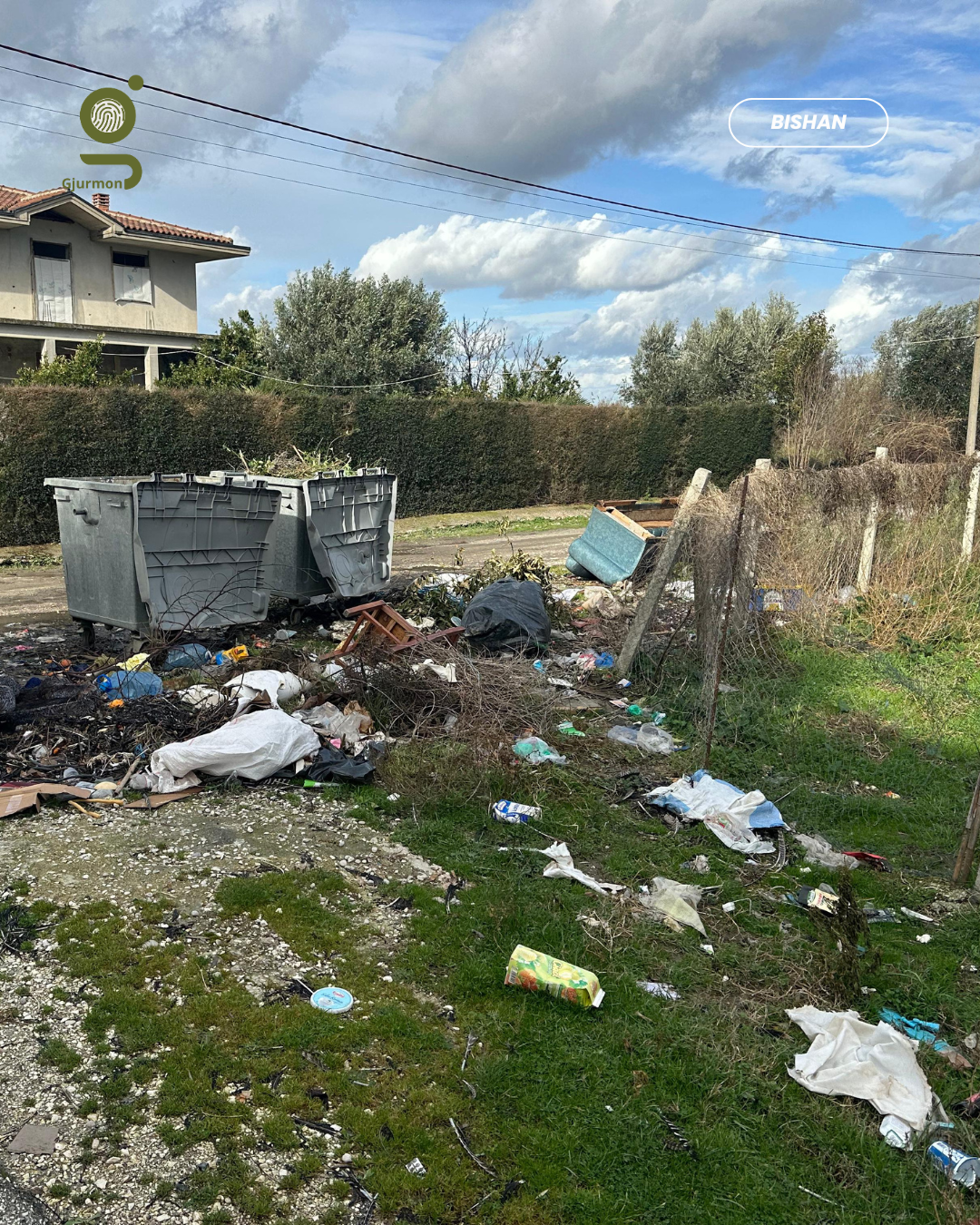 Bishani mes shumë probleme, të përmbytur dhe me plehra të papastruara