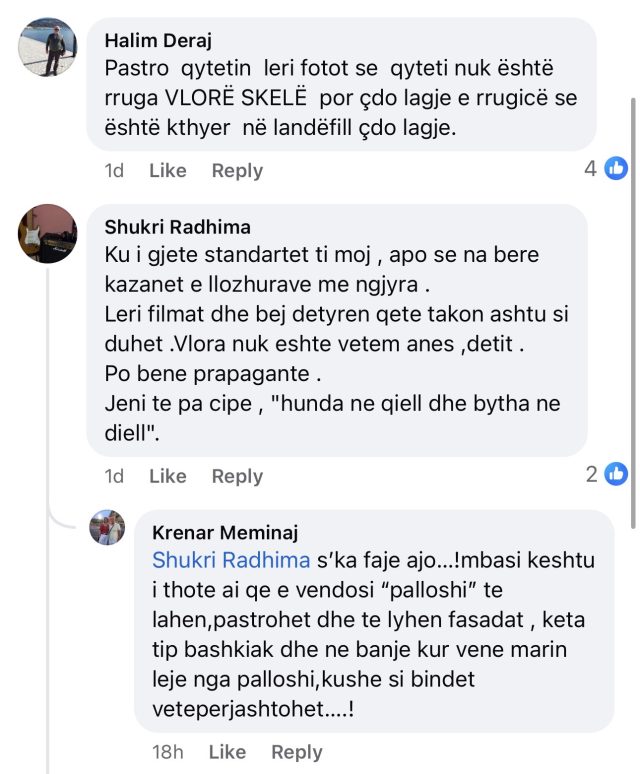 Komentet e qytetarëve